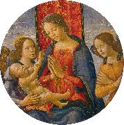Virgin Adoring the Child with Two Angels Mainardi, Sebastiano